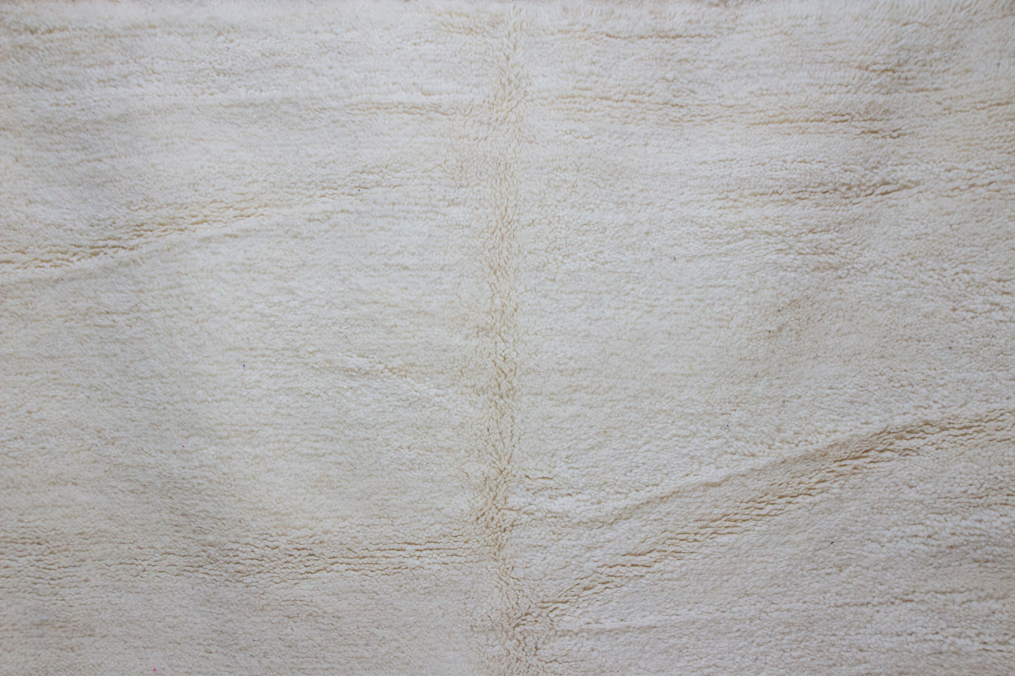 Beni Ourain Pile Rug — Ivory Ombré Abrash