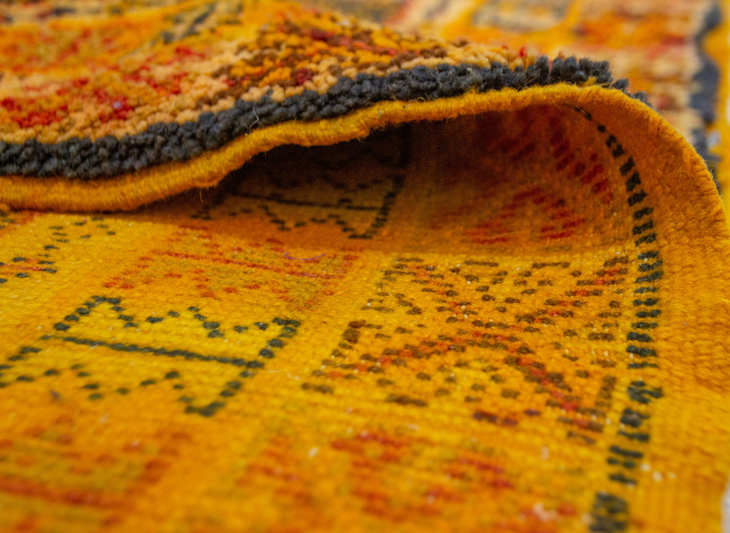 Galaouia Shrine Medallion Carpet — Ember & Gold