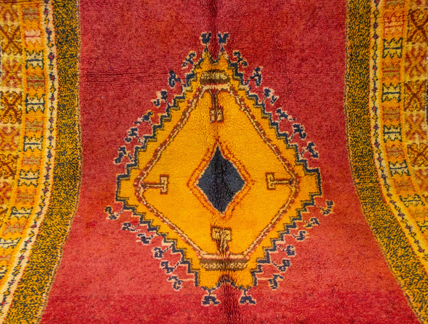Galaouia Shrine Medallion Carpet — Ember & Gold