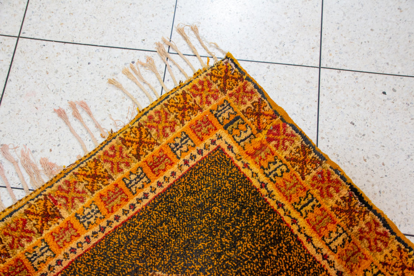 Galaouia Shrine Medallion Carpet — Ember & Gold