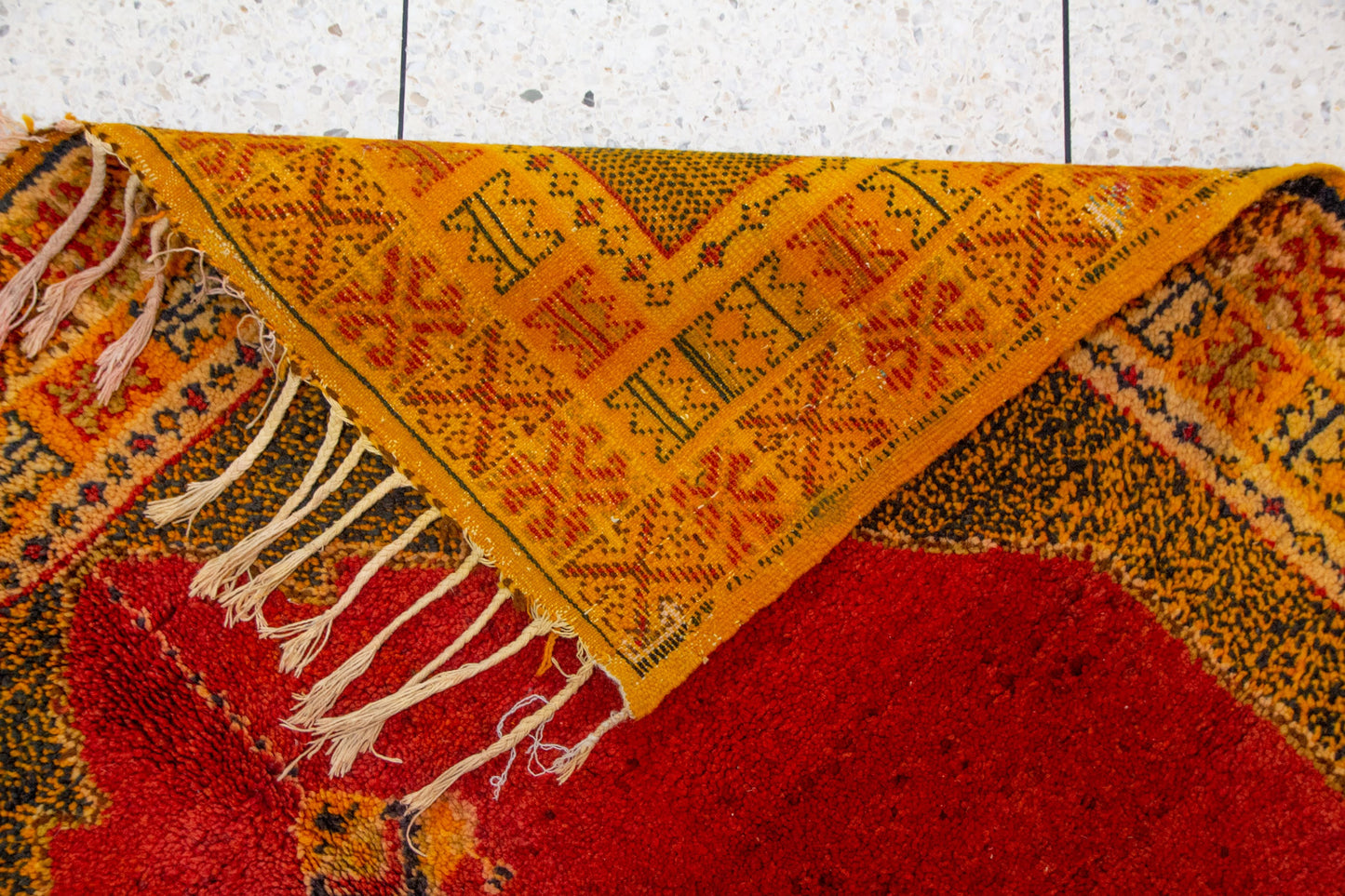 Galaouia Shrine Medallion Carpet — Ember & Gold