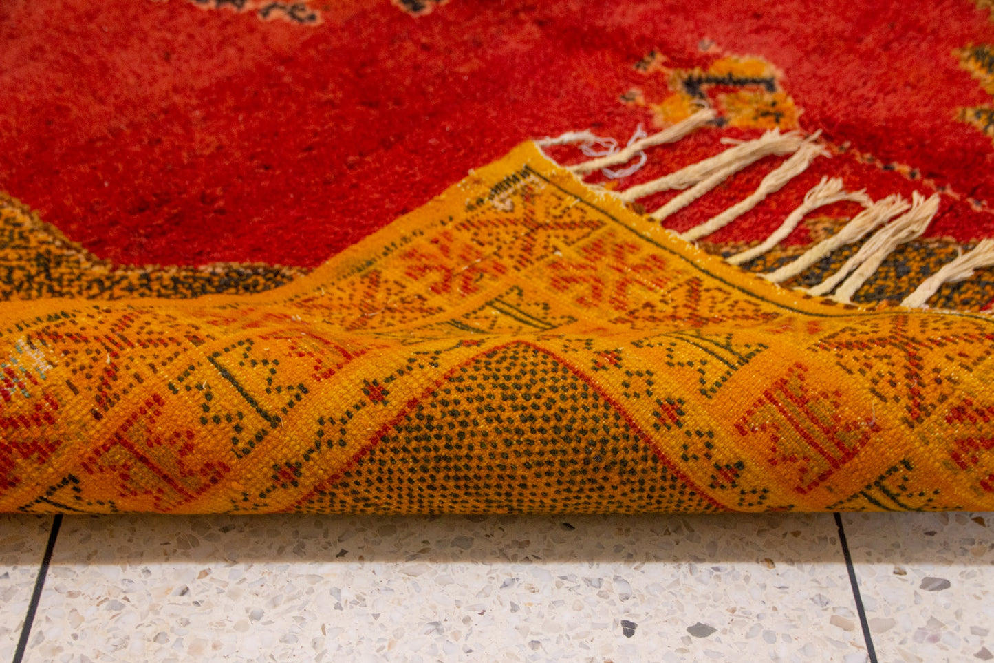 Galaouia Shrine Medallion Carpet — Ember & Gold