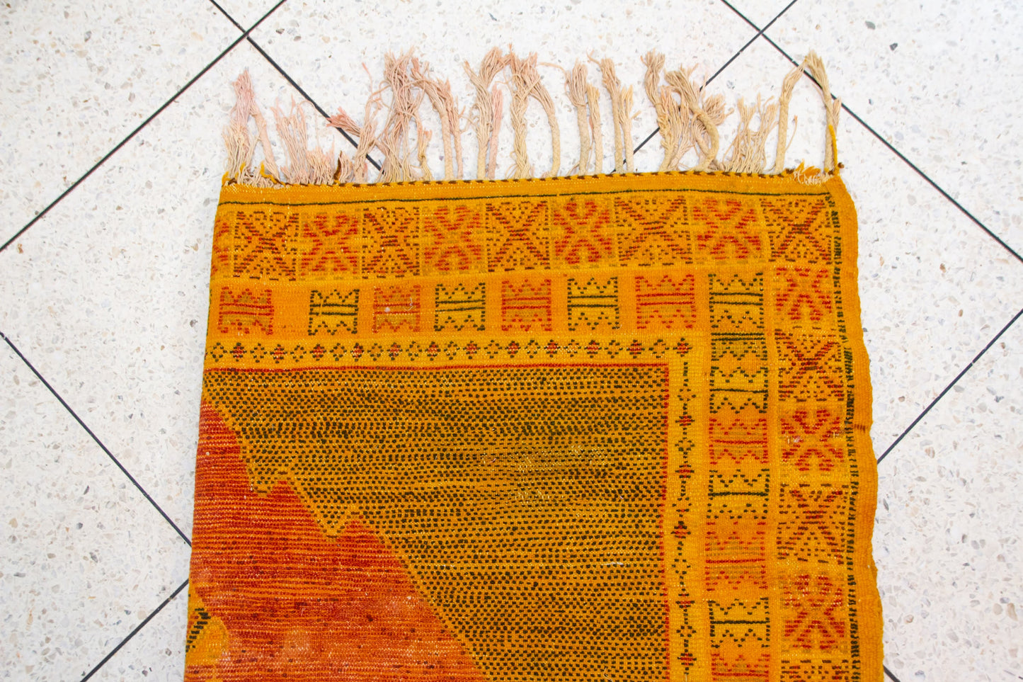 Galaouia Shrine Medallion Carpet — Ember & Gold
