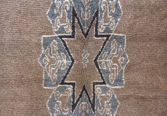 Aït Zayane Star Medallion — Wool in Earth and Indigo
