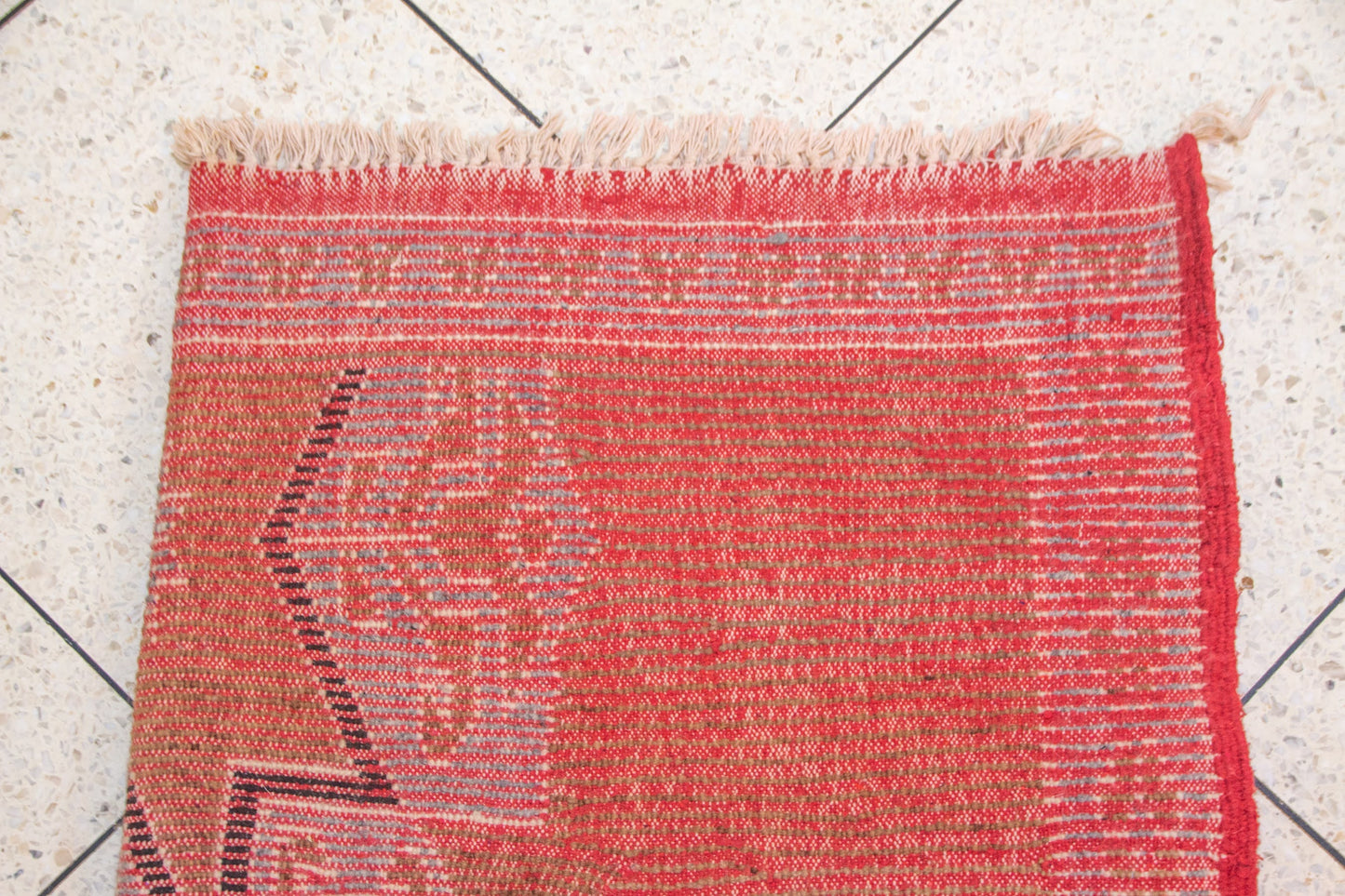 Aït Zayane Star Medallion — Wool in Earth and Indigo