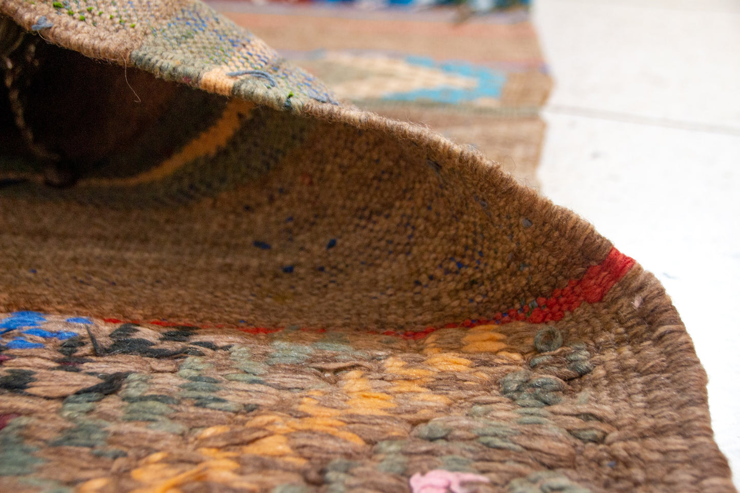 Boujaad Tribal Bands Kilim