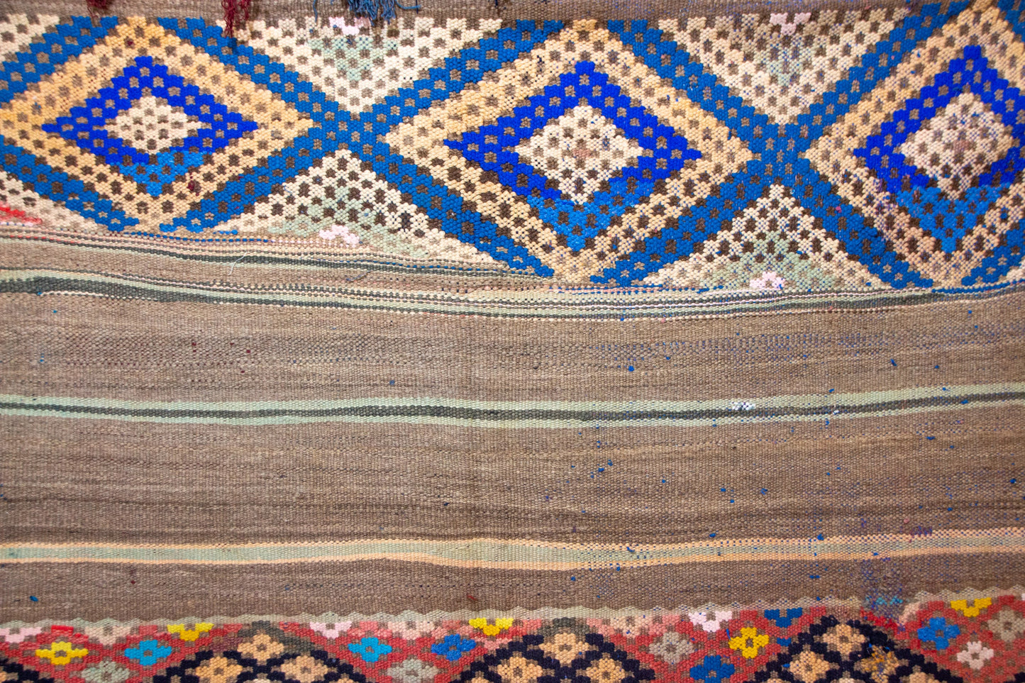 Boujaad Tribal Bands Kilim