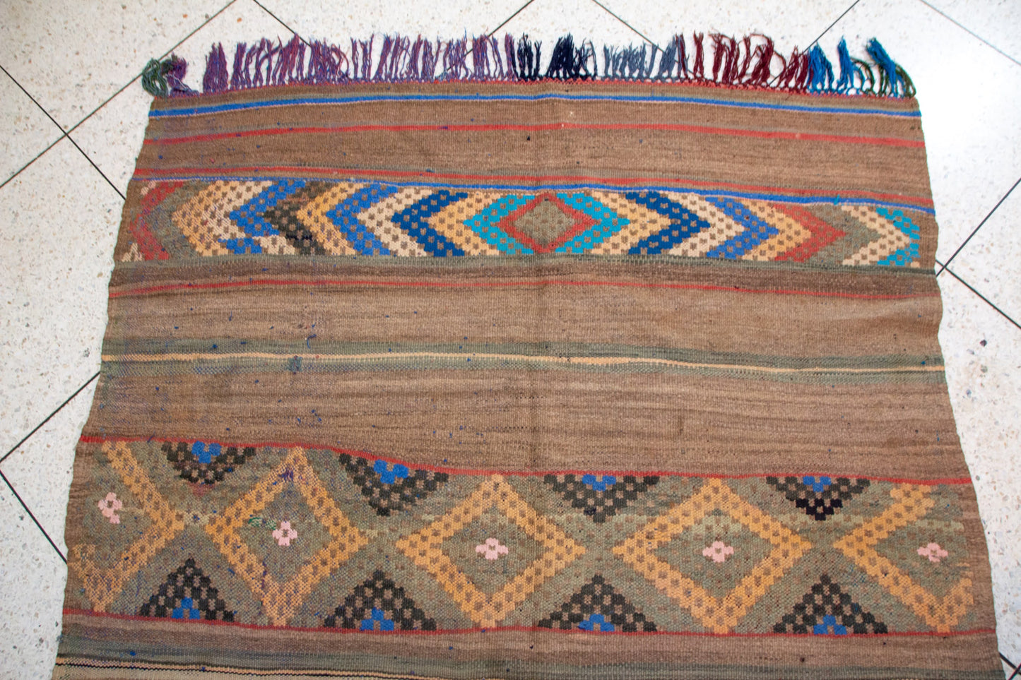 Boujaad Tribal Bands Kilim