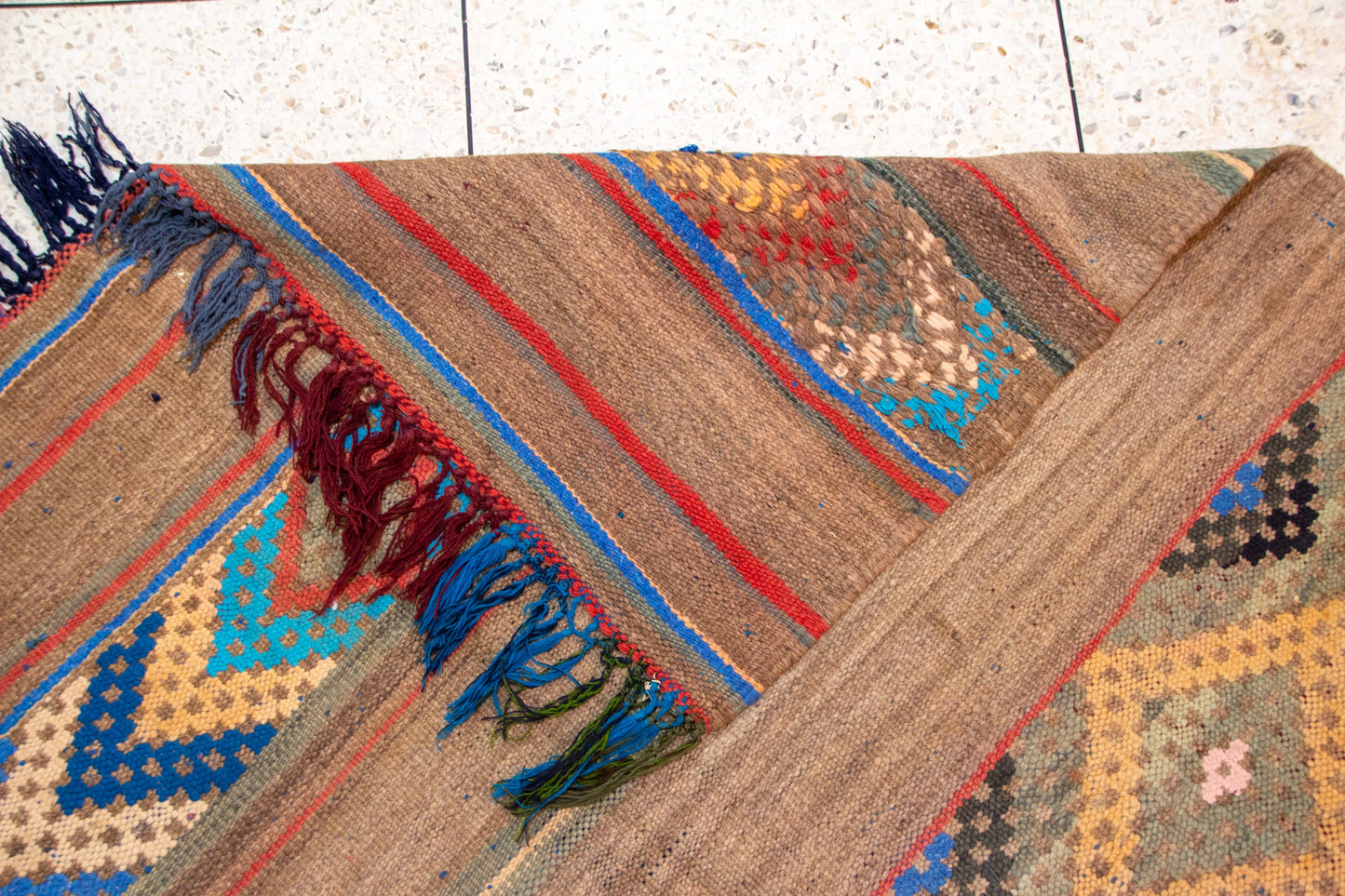 Boujaad Tribal Bands Kilim