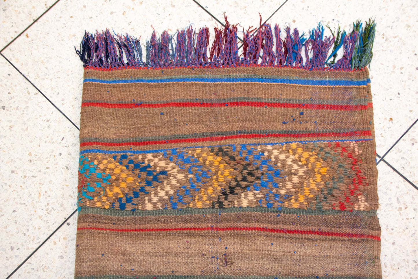 Boujaad Tribal Bands Kilim