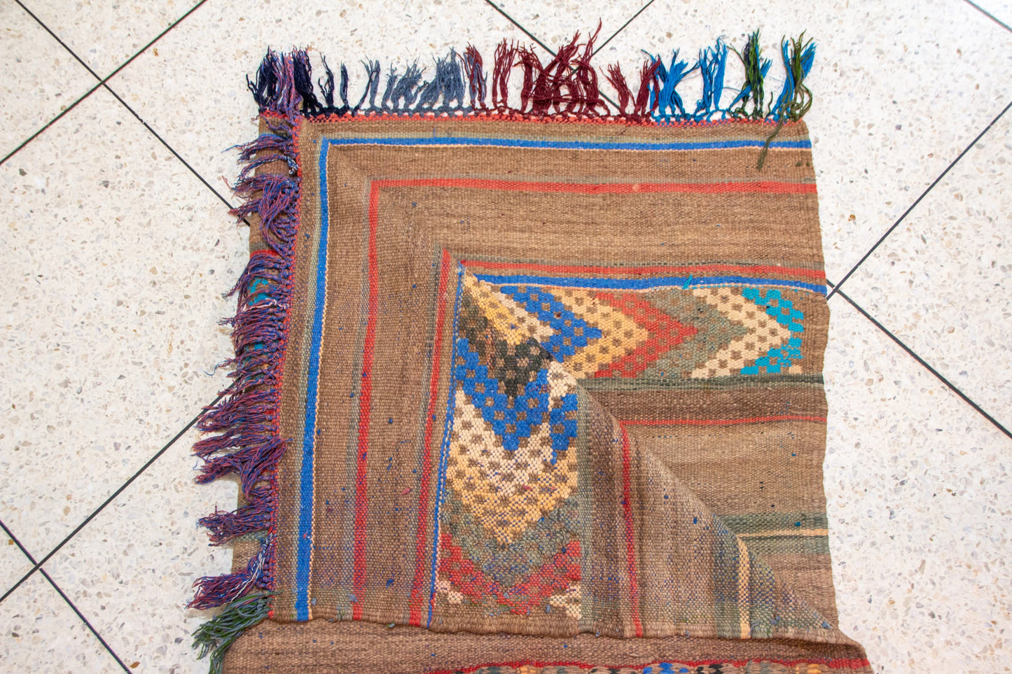 Boujaad Tribal Bands Kilim
