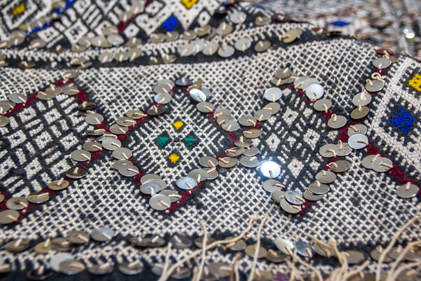 Celestial Diamond Tapestry – Beni Mguild Vintage Masterpiece