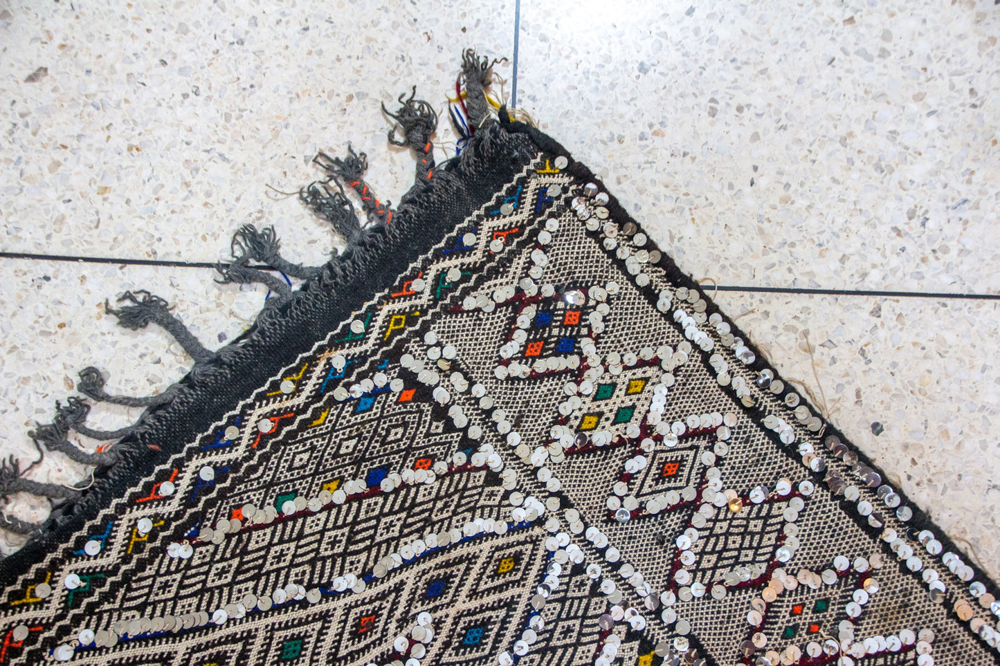 Celestial Diamond Tapestry – Beni Mguild Vintage Masterpiece