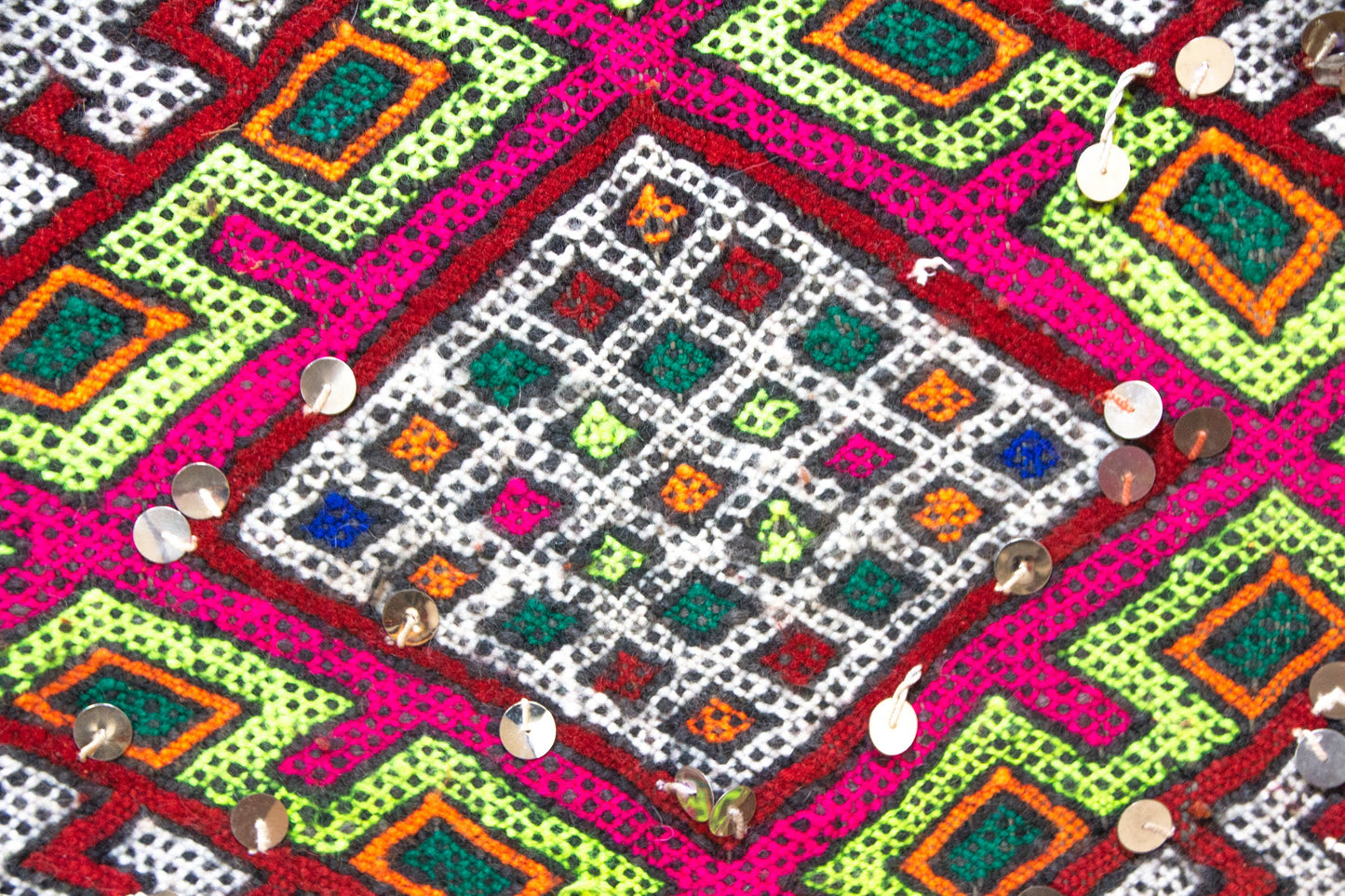 Beni Mguild Henbel Kilim — Zigzag Constellations