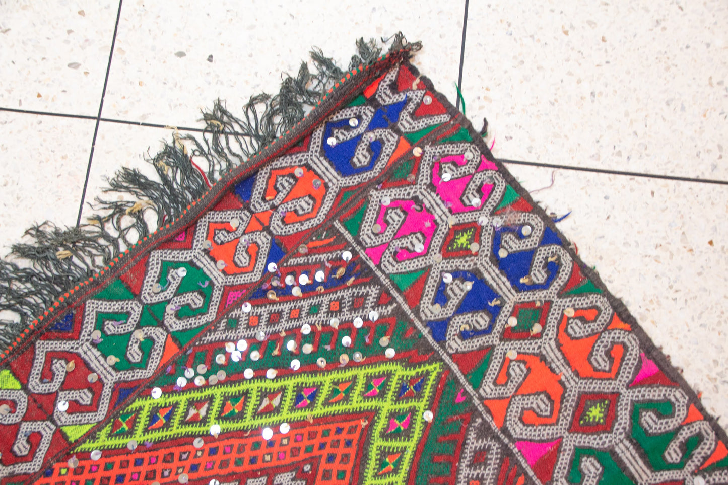 Beni Mguild Henbel Kilim — Zigzag Constellations