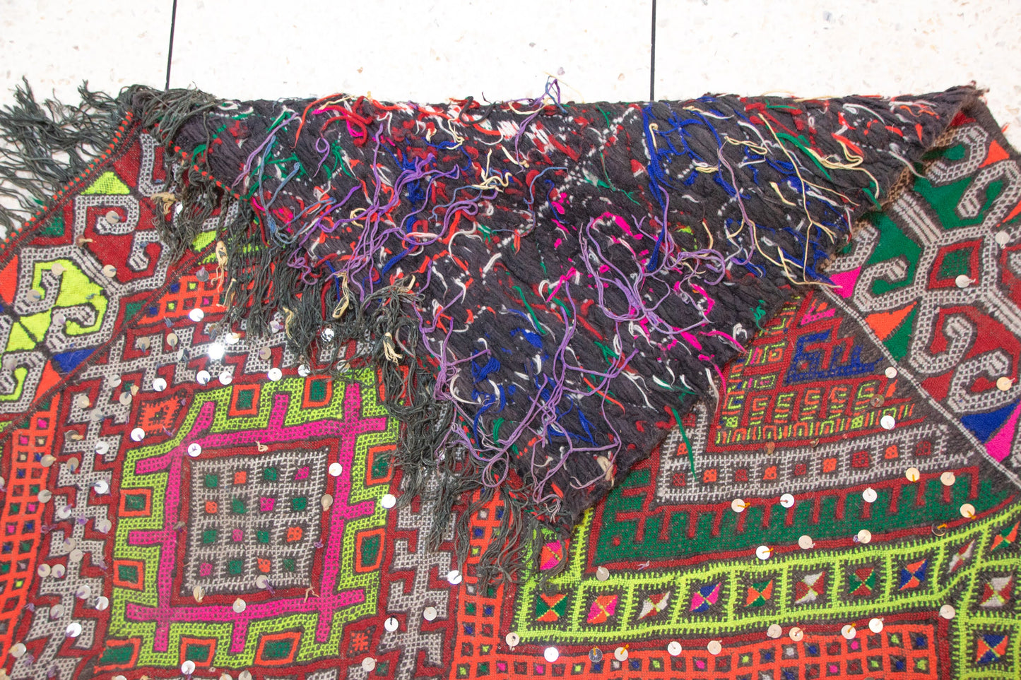 Beni Mguild Henbel Kilim — Zigzag Constellations