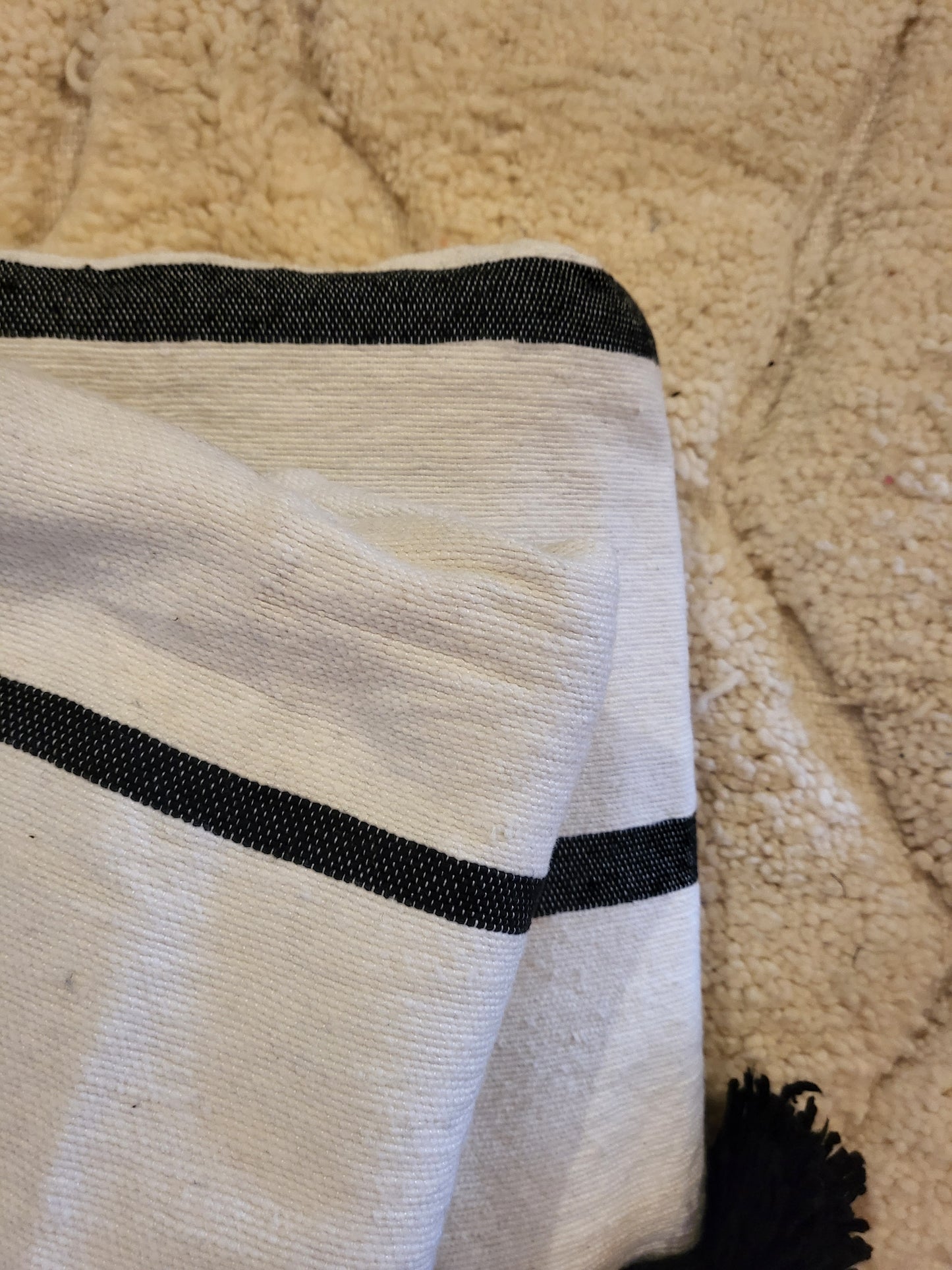Safi Loom Set — Ink Stripes on Ivory