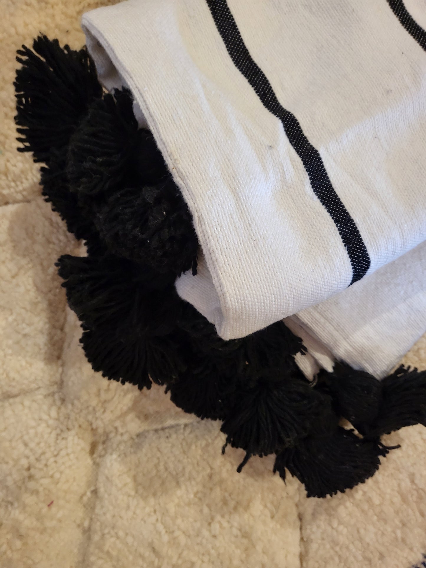 Safi Loom Set — Ink Stripes on Ivory
