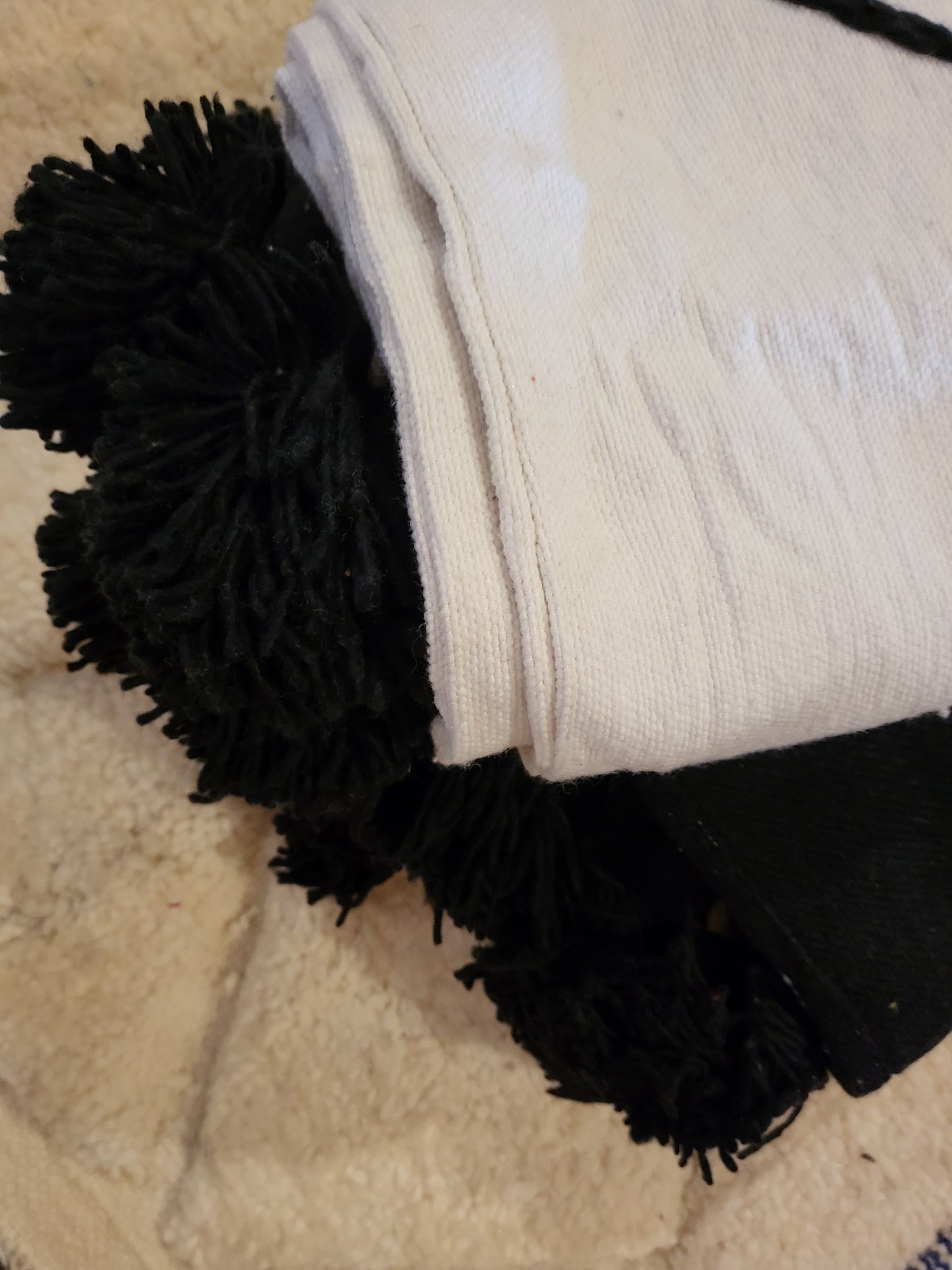 Safi Loom Set — Ink Lattice on Ivory