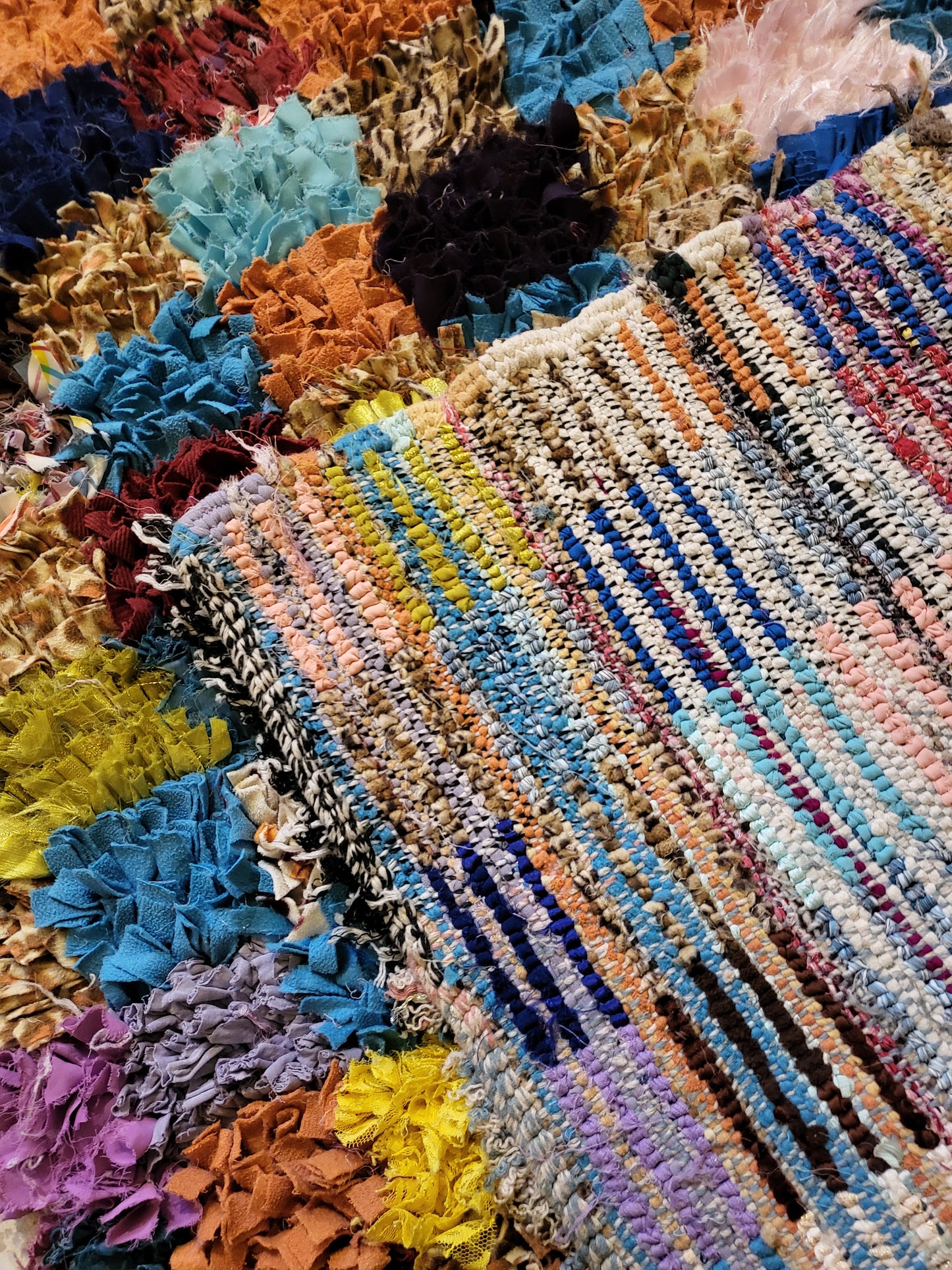 Boucherouite Patchwork Bloom — Upcycled Runner