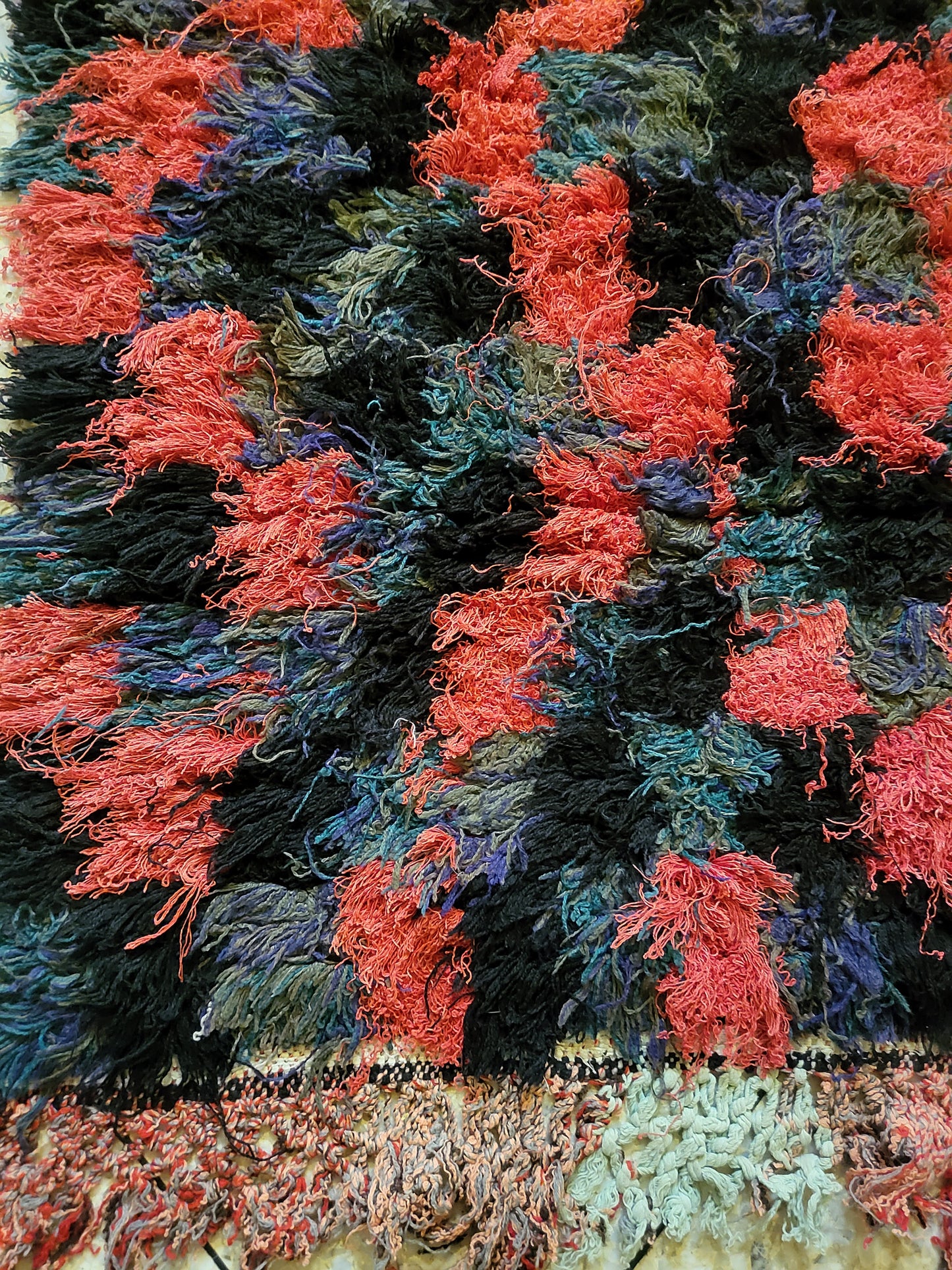 Boucherouite Ember Mosaic — Atlas Runner