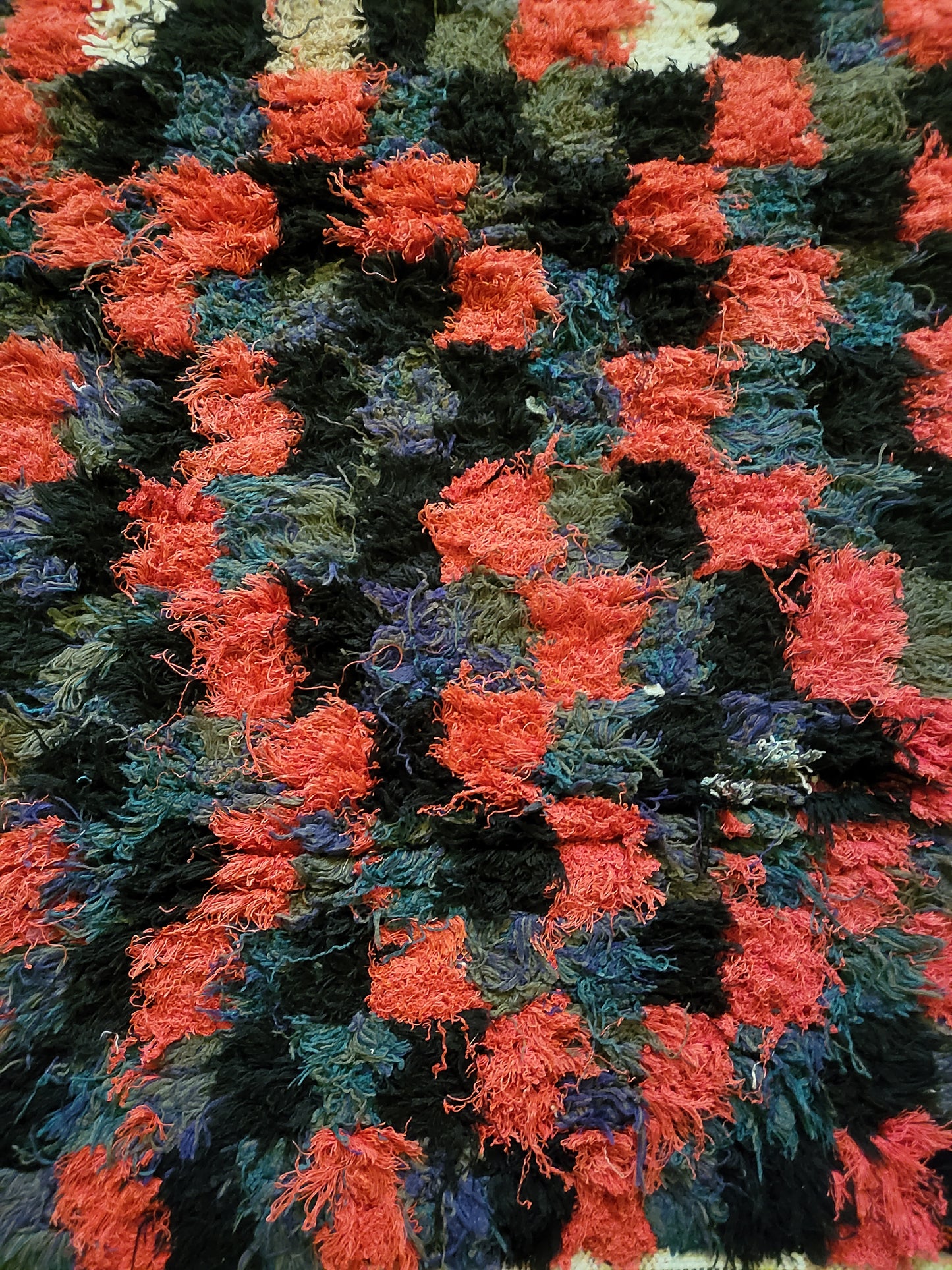 Boucherouite Ember Mosaic — Atlas Runner