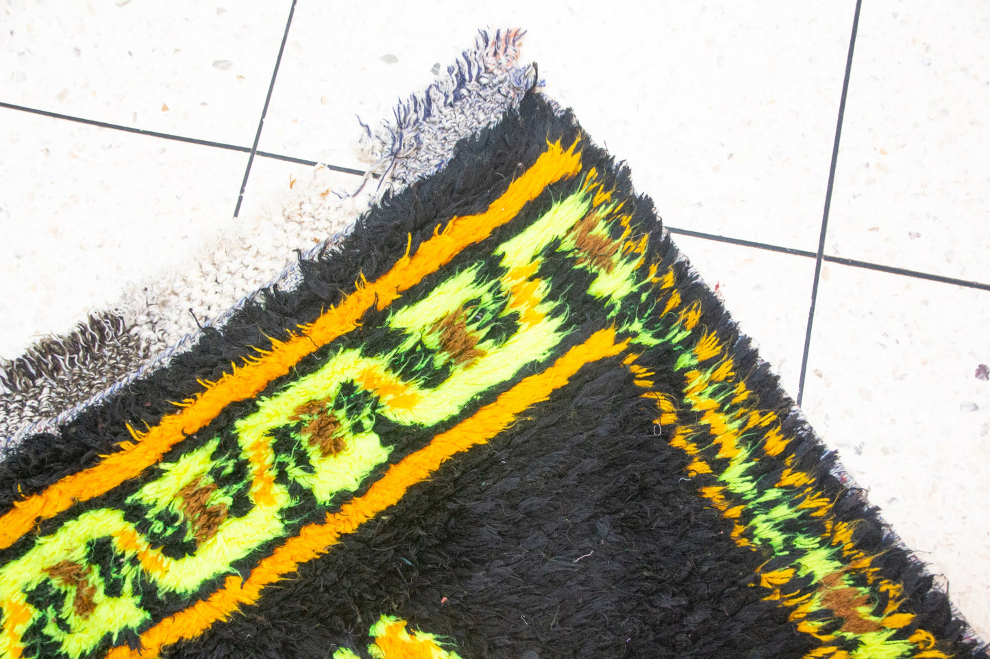 Aït Zayane Kubba Rug — Midnight Field with Solar Medallions