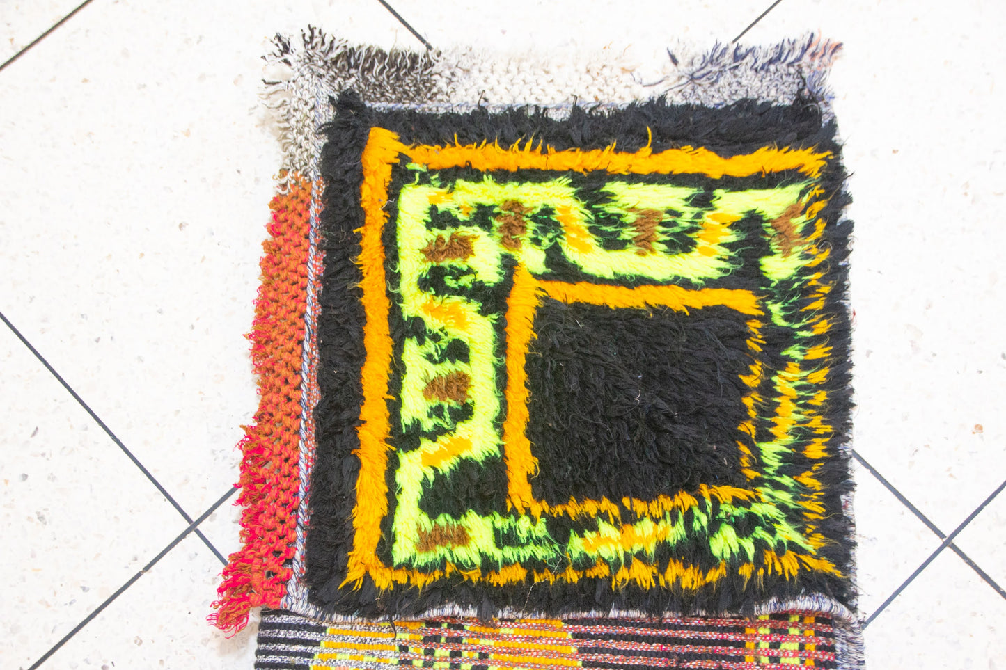 Aït Zayane Kubba Rug — Midnight Field with Solar Medallions