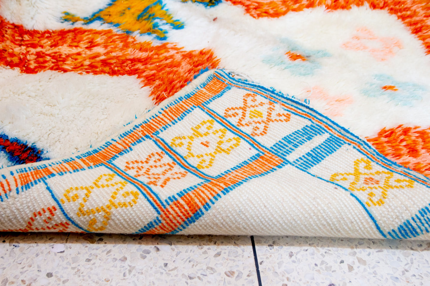 Aït Zayane Kubba — Ivory Wool with Lion & Zigzag Medallion