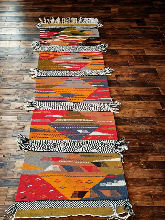 Caravan Medallions — Taznakht Kilim Runner