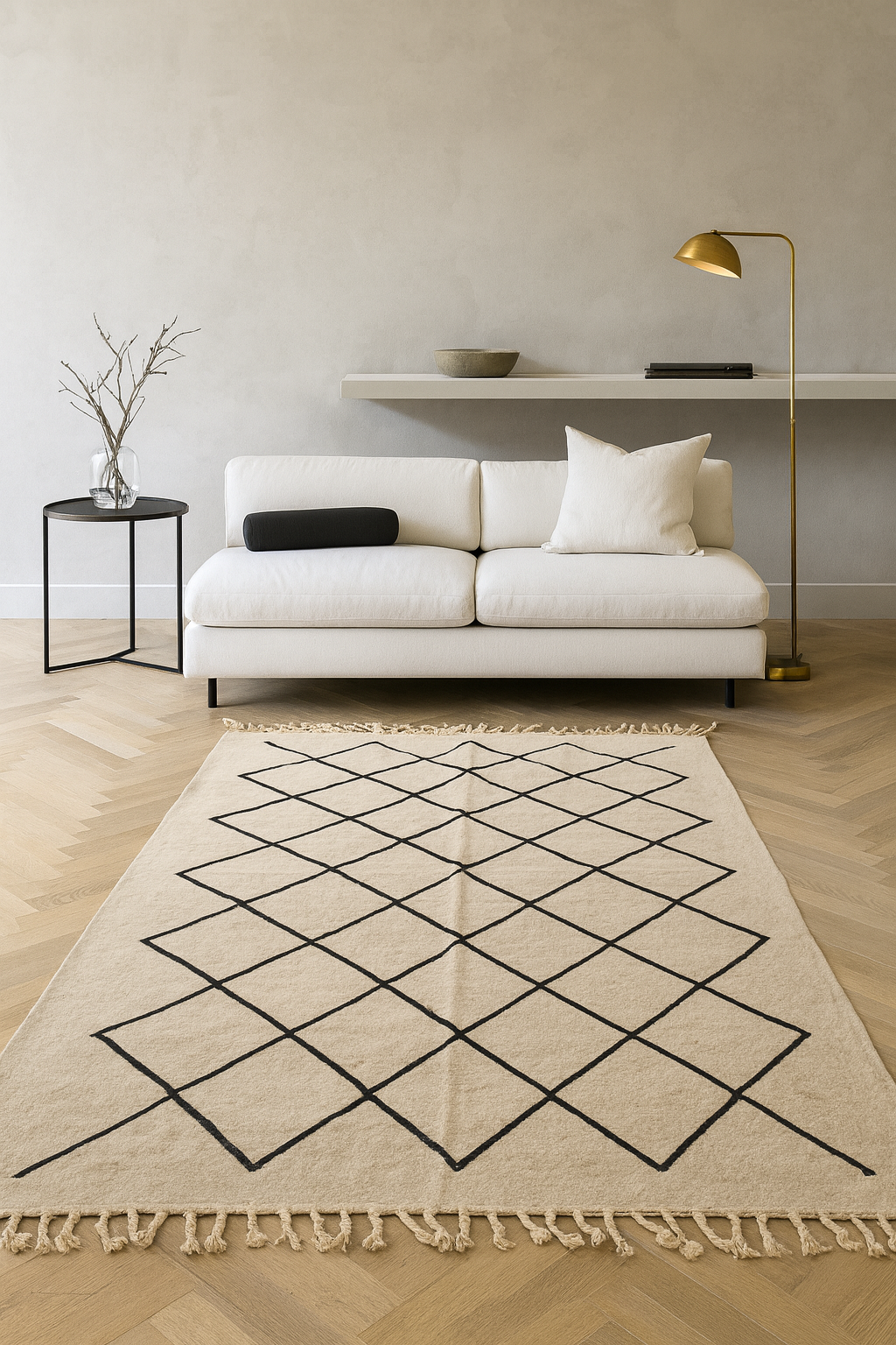 Boujaad–Zanafi Atelier Grid — Ivory & Ink