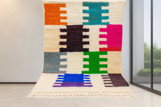 Boujaad Chromatic Steps – Wool Mosaic