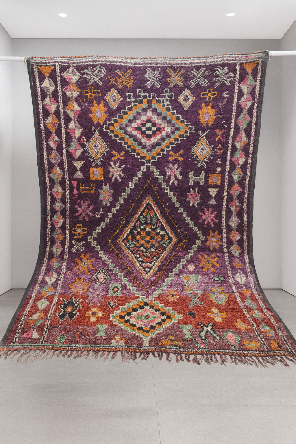 Boujaad Vintage — Nightfall Medallions on Saffron Rise