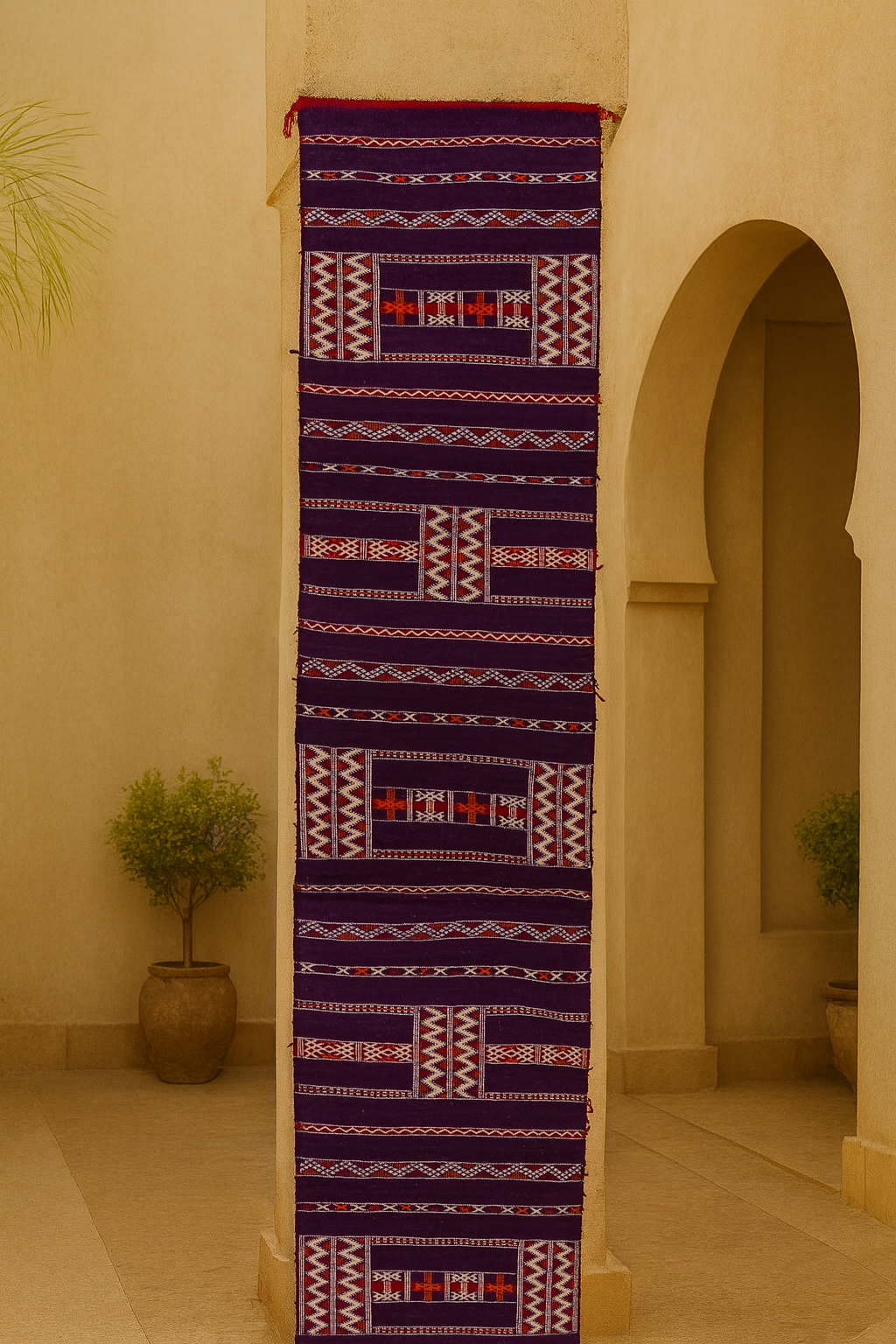 Violet Caravan — Zemmour Kilim Runner