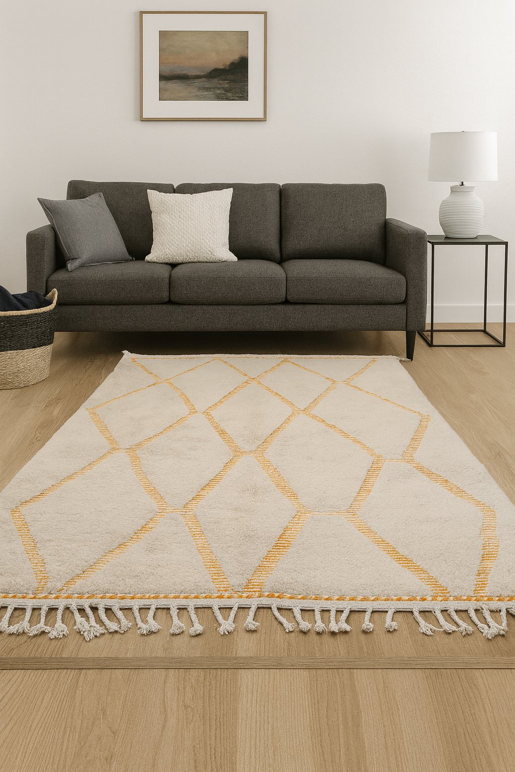 Saffron Diamond Lattice — Marmoucha