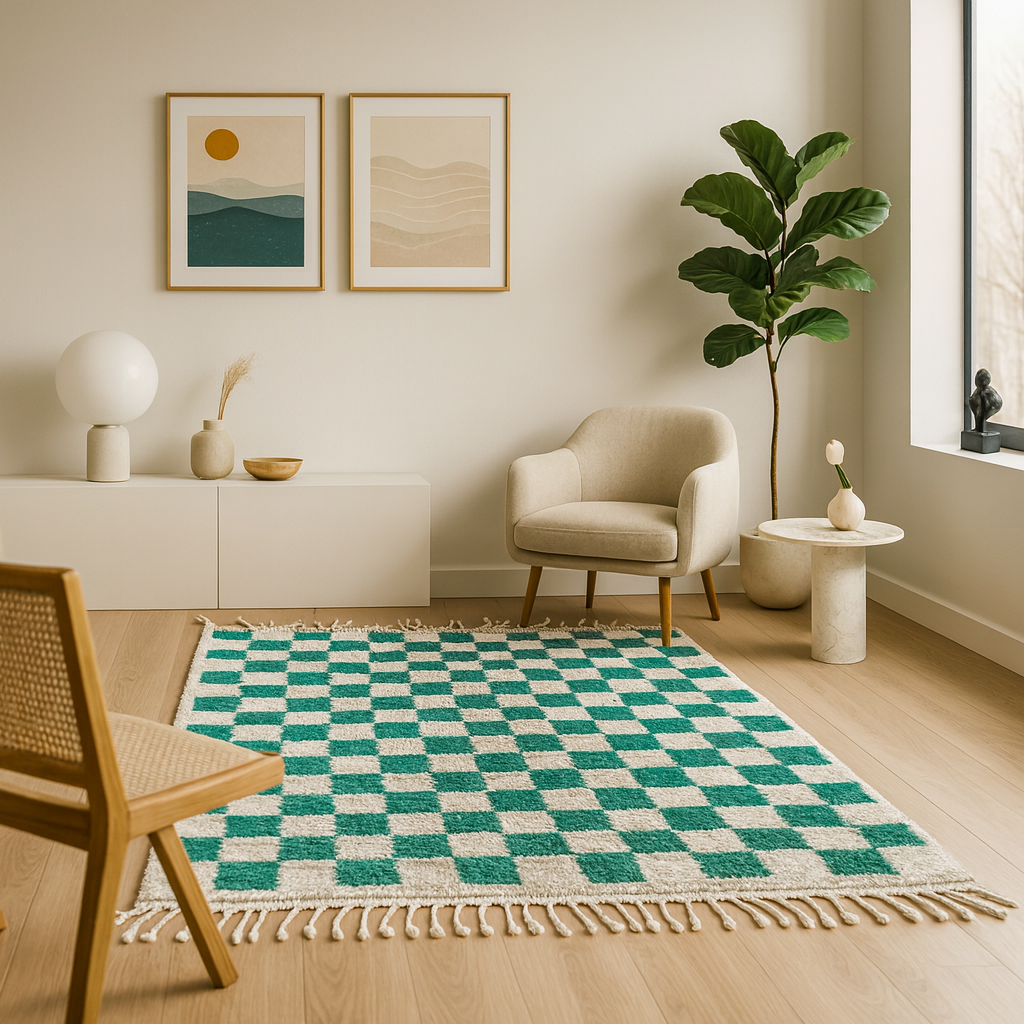 Emerald Checker — Marmoucha Reticulated Field