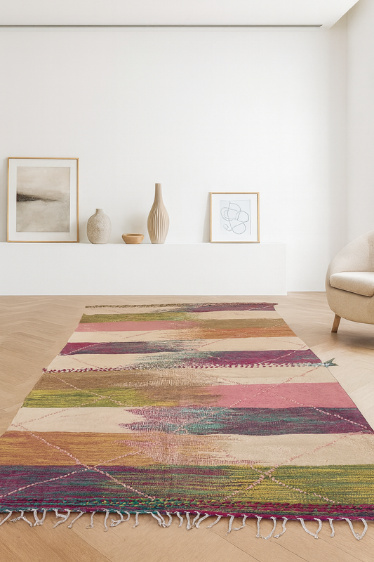 Threadscapes – Zanāfi Kilim in Fragmented Color