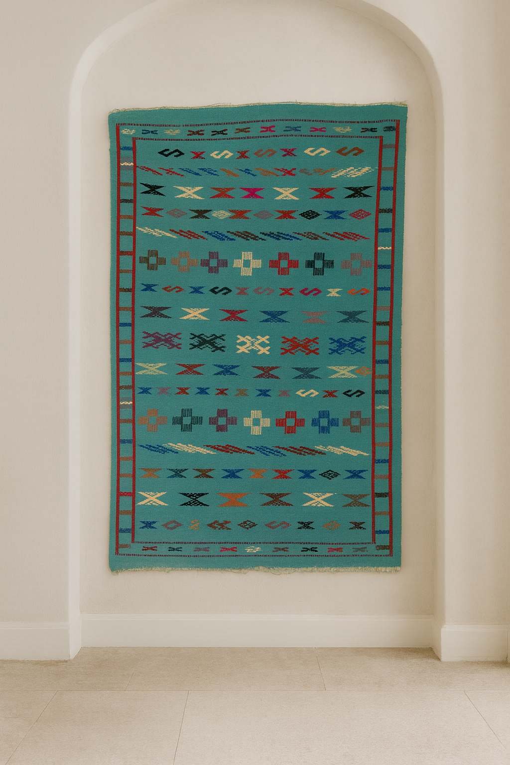 Verdigris Caravan — Boujaad Moubra Kilim