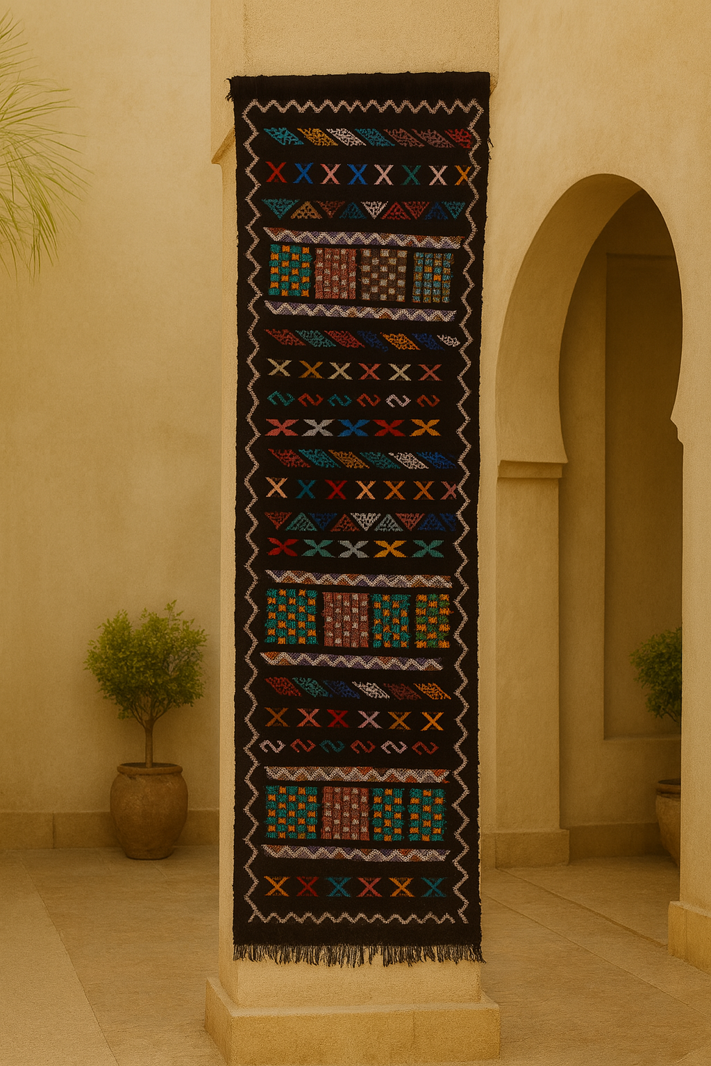 Onyx Ledger — Zemmour Kilim Runner