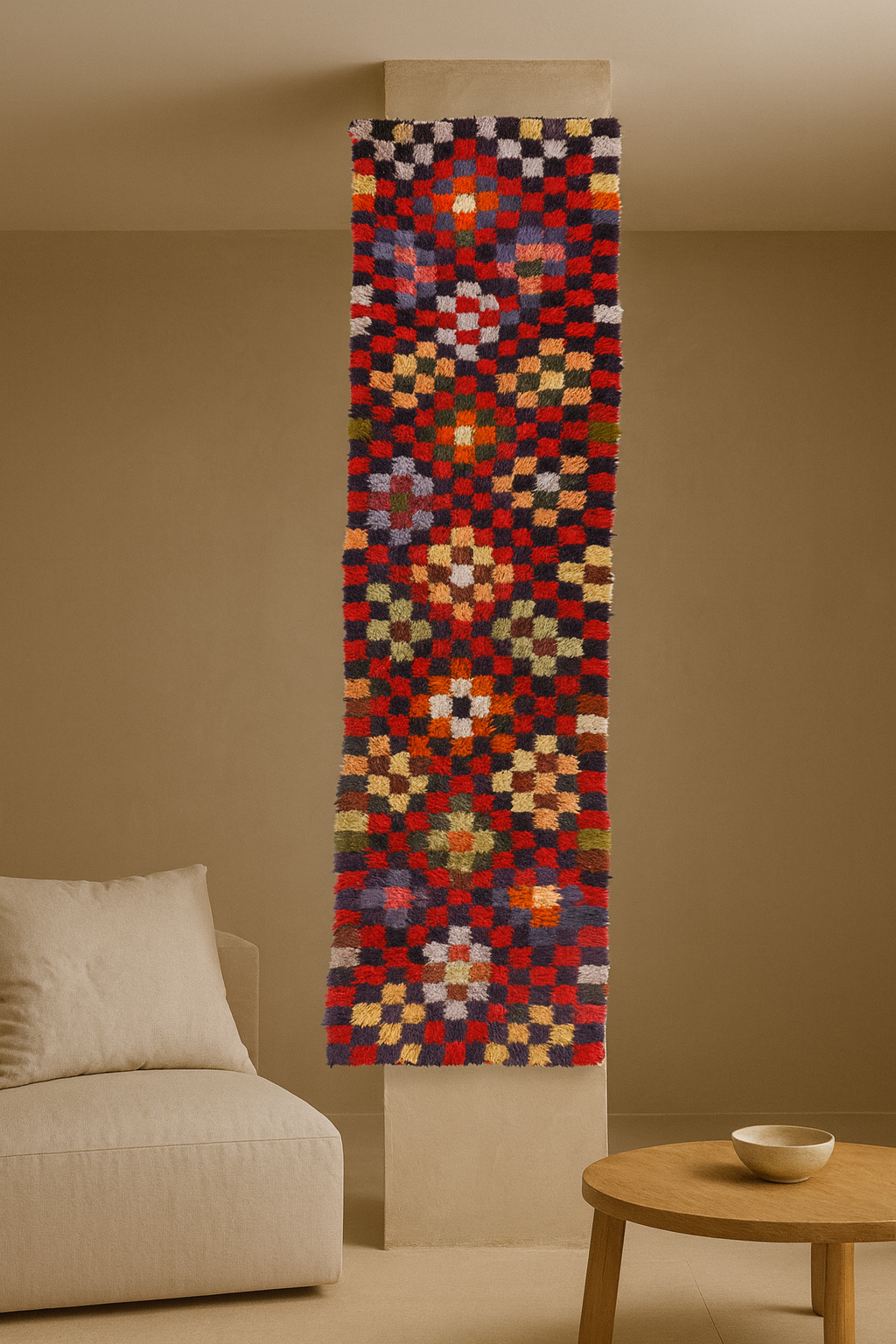 Mosaic Bloom — Boucherouite Runner