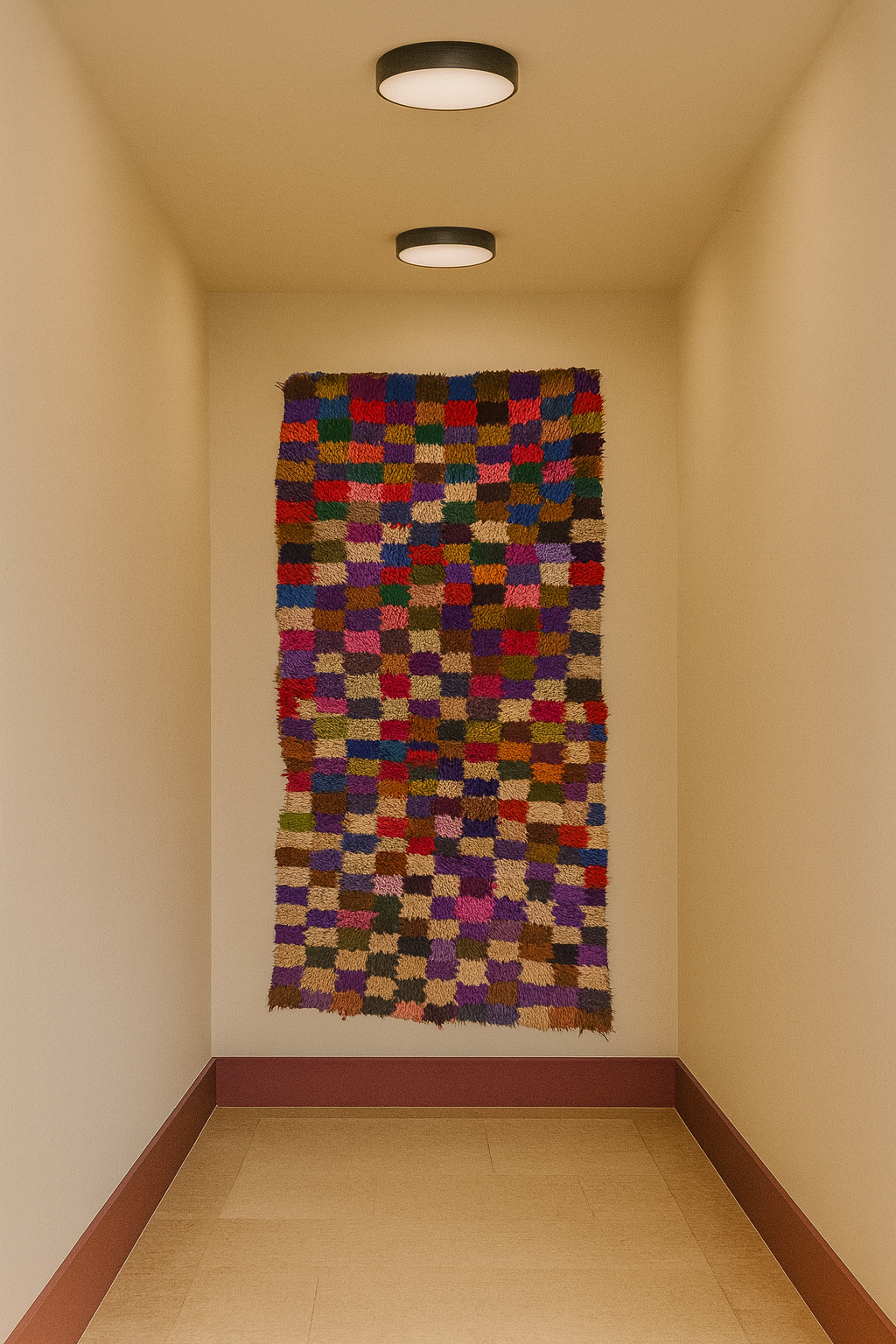 Souk Mosaic — Boucherouite Rug