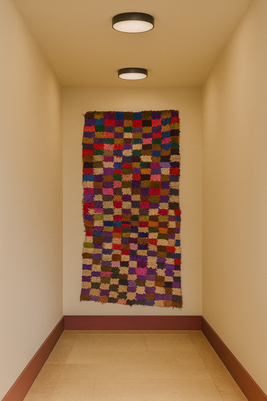 Souk Mosaic — Boucherouite Rug