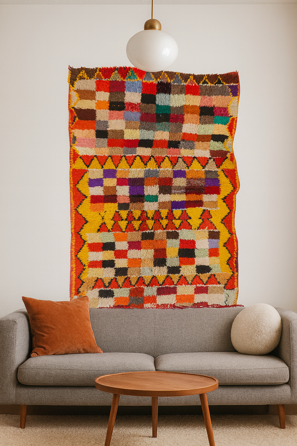 Solar Harlequin Grid — Boucherouite