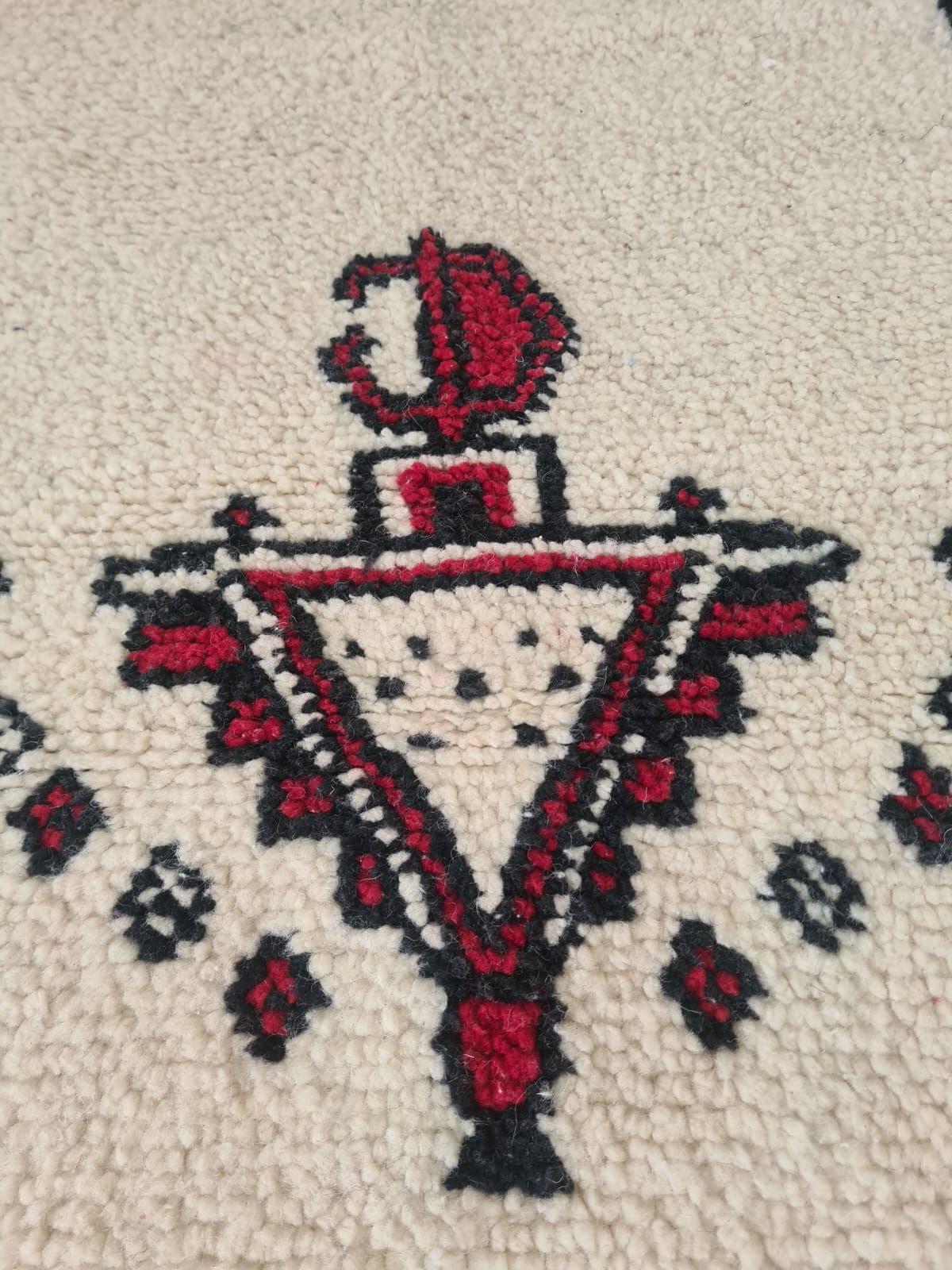 Aït Zayane Guardian Motif — Little Atlas Rug in Wool