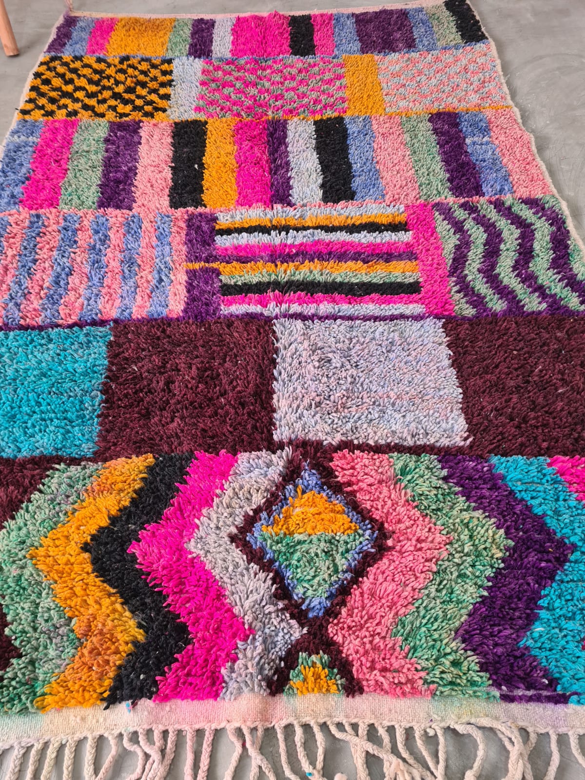 Chromatic Celebration – Boujaad Rug of Divergent Joy