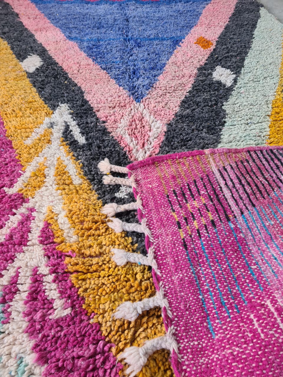Festival Geometry – Boujaad Atlas Rug in Radiant Prism