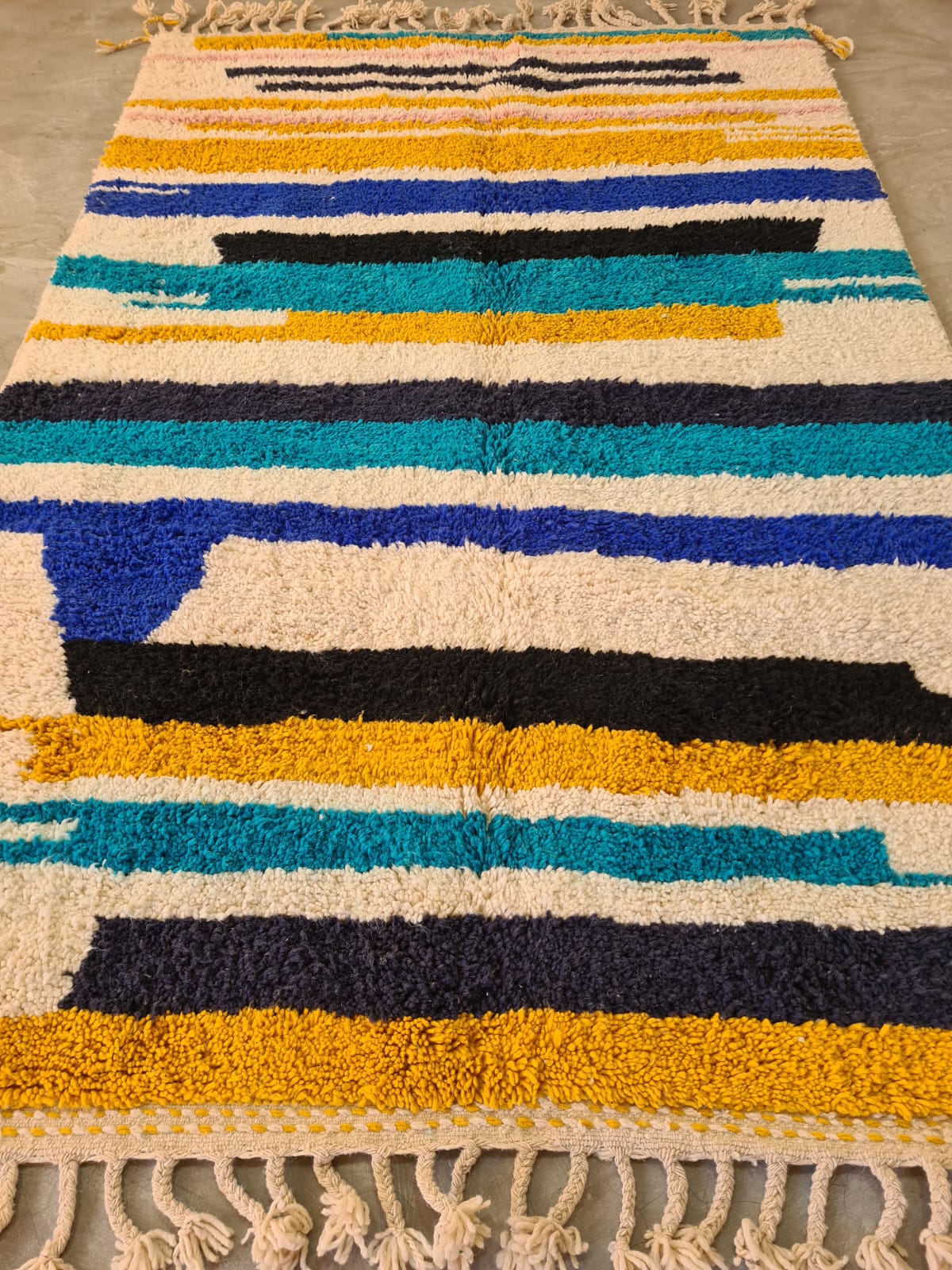 Zigzag Fields – Chromatic Rhythm Boujaad Rug