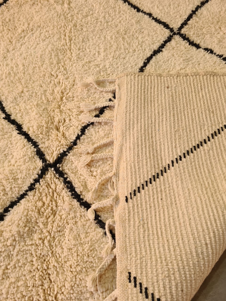 Atlas Grids – Beni Ourain Rug in Geometric Restraint