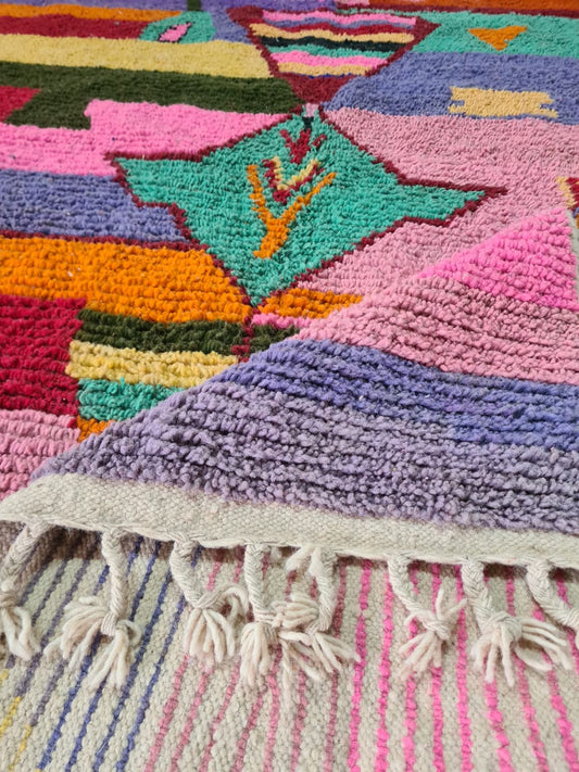 Festival Gradient – Boujaad Rug in Ceremonial Hues