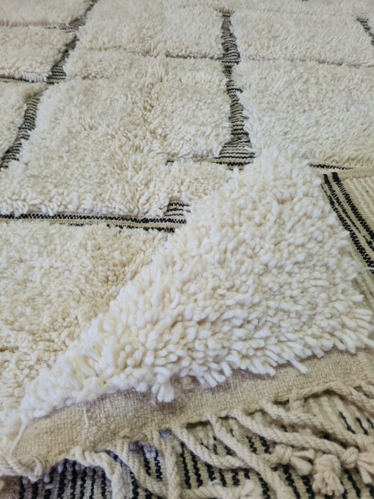The Irrigated Field – Beni Ourain Rug of Ancestral Grids